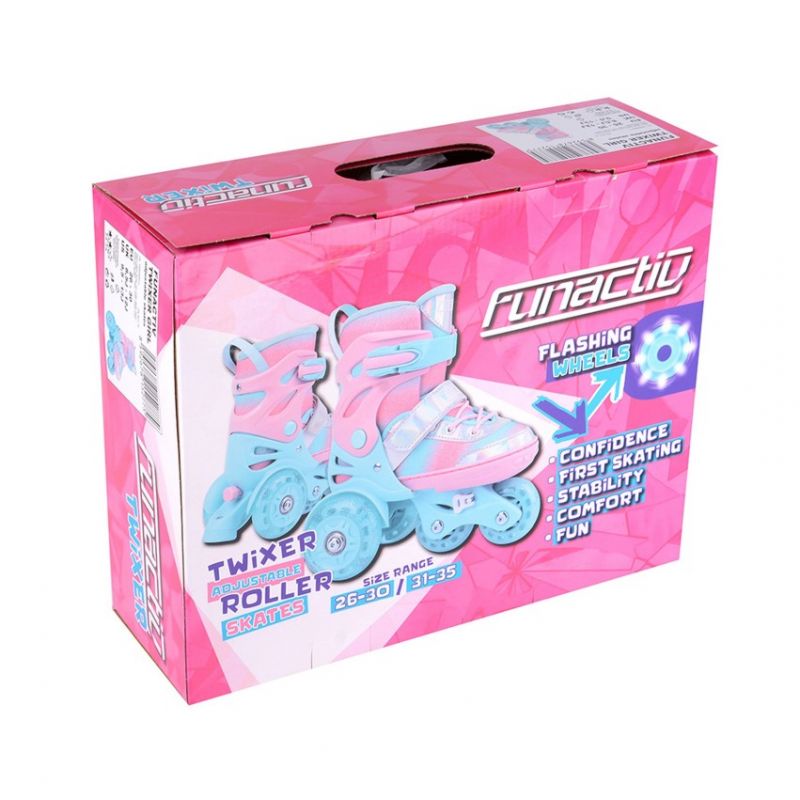 Inny FunActiv Twixer Jr 1000000012 Adjustable Roller Skates lány Cipő