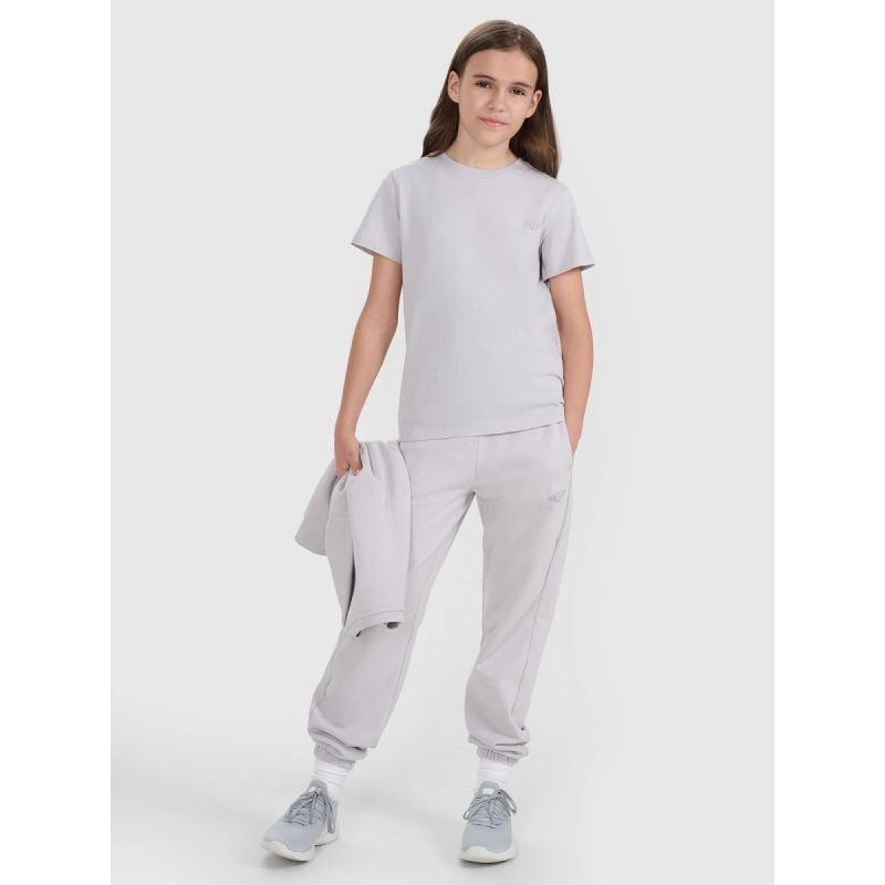 4f Regular plain T-shirt (SET OF 2) for children 4FJRAW25TTSHU3157-90S Ruházat