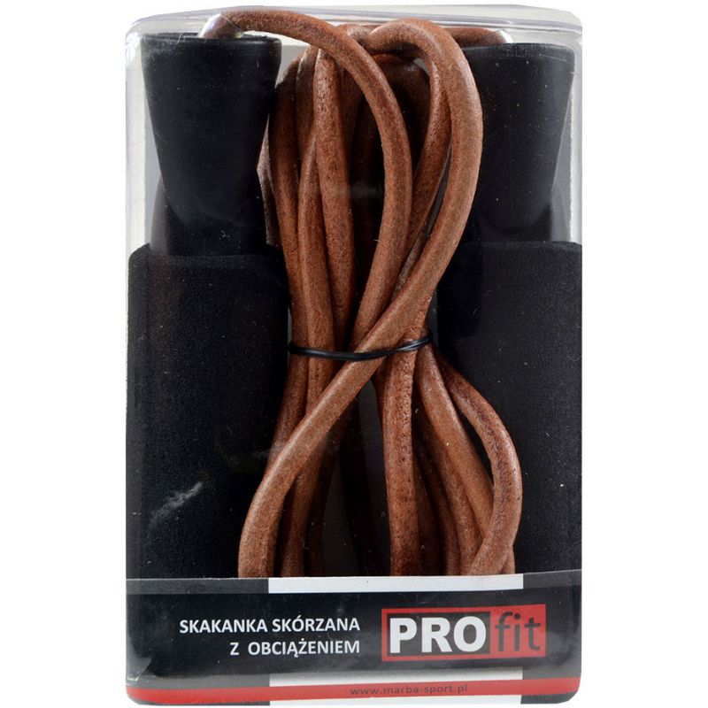 PROfit Leather Skipping Rope With Weight Fit Dk 1023 Edzőfelszerelés