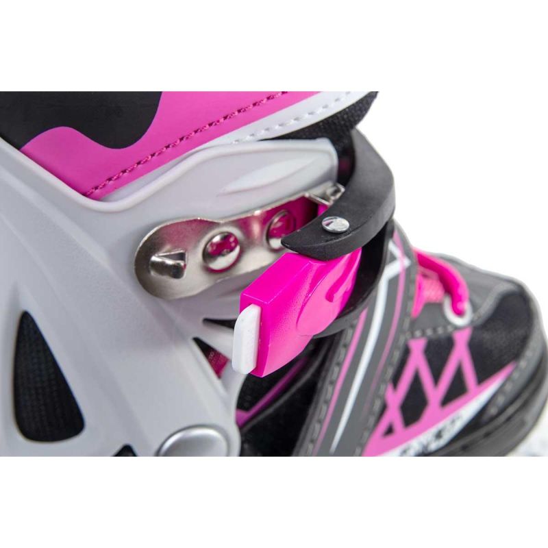 Enero Pro Roller Skates-Roller Skates-Ice Skating 4in1 Led 34-37 Pink-Gray szürke skates, roller skates