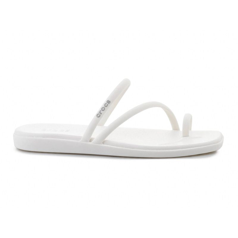 Crocs Miami Toe Loop Sandal In Chalk