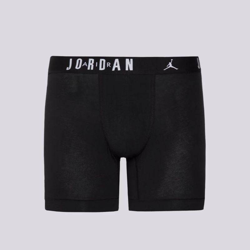 jordan Men's Air Flight Cotton Core 3-Pack Boxer Brief - fekete ruházat