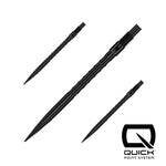 Harrows QUICK POINT sharp steel tips - HM GRIP black 40 mm dart felszerelés