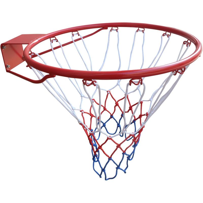 Enero Basketball Ring With Net 43cm Red piros nets