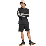 Adidas Men's Kit 3-Stripes Long Sleeve T-shirt Black fekete hosszú ujjú póló KF2427