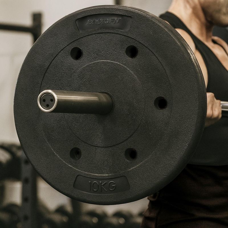 Enero Concrete Load 10 Kg Fit ø29mm fekete weight, strength training equipment, training equipment