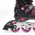 SMJ UT 103 Lea 2in1 roller skates fekete görkorcsolya