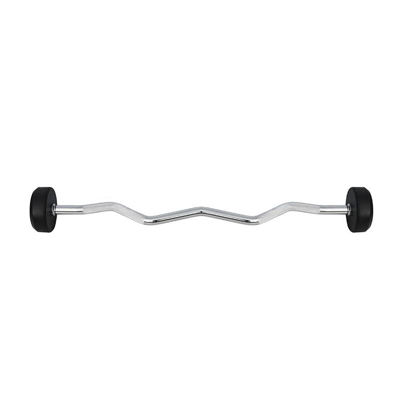 HMS Rubber-coated fixed barbell/bar GSL-10 10 kg póló 17-58-024
