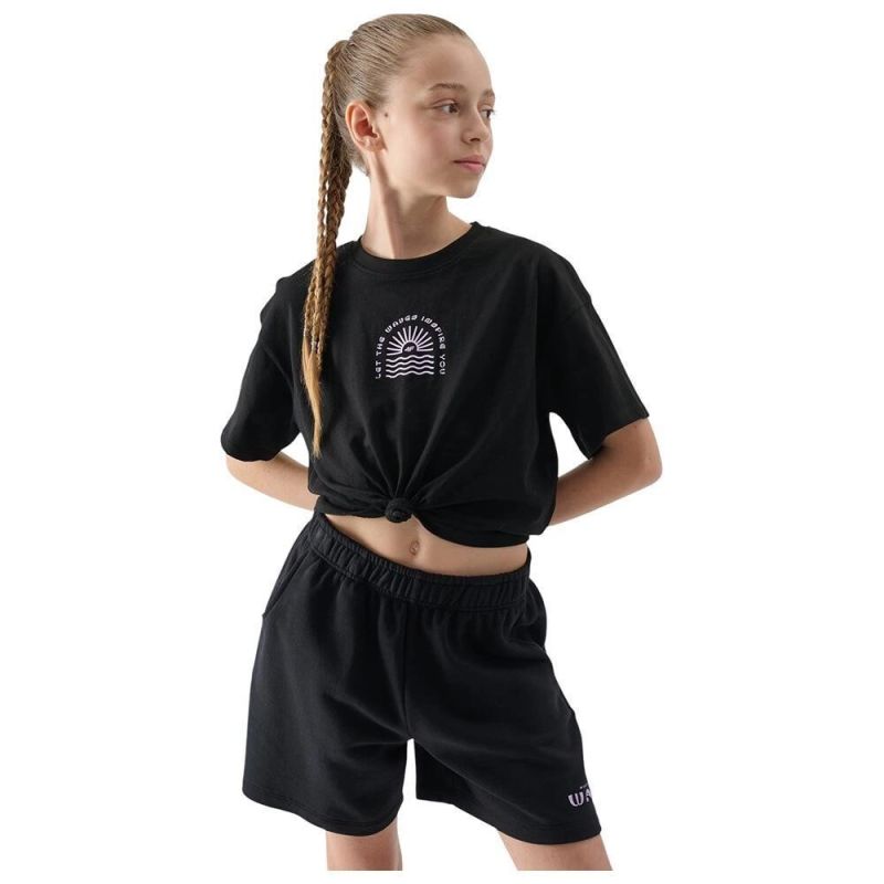 4f Girls' printed top 4FJWSS25TTSHF1872-20S General