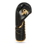 DBX Bushido ProFighter Gold - Legacy Series - Multi-Layer Boxing Gloves bordeaux - wiązane kesztyű