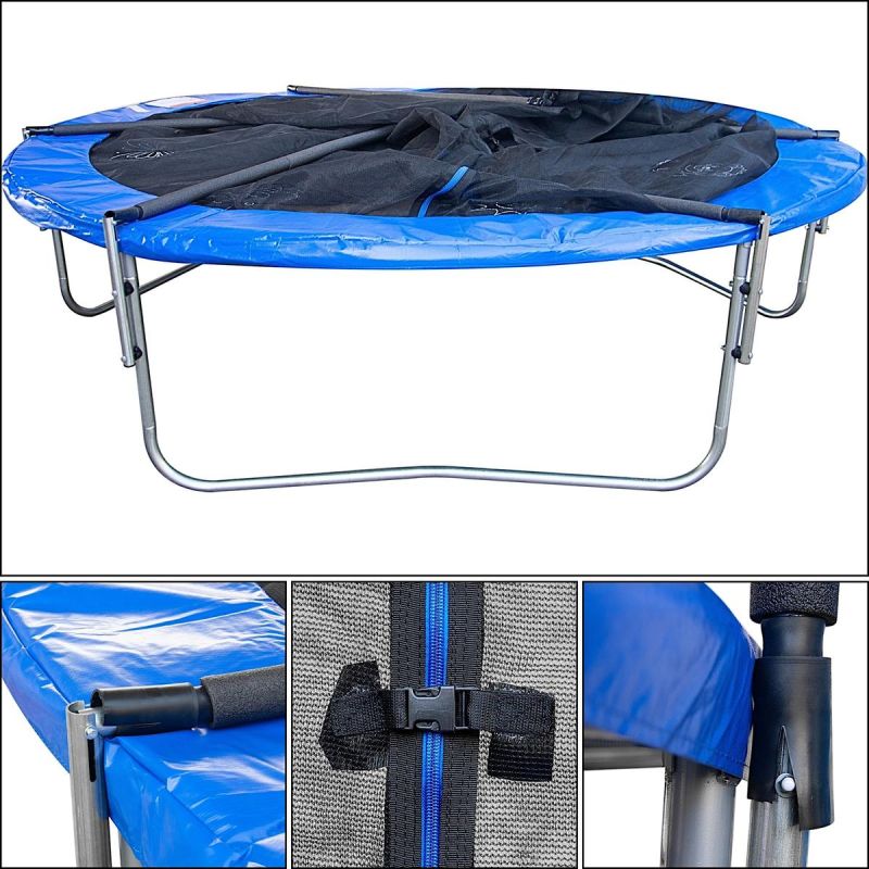 Enero Foldable Garden Tramppoline With Inner Net 8ft 244cm furniture