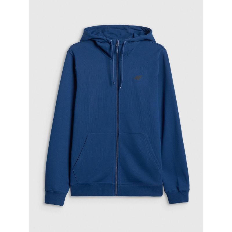 Men's zip-up hooded sweatshirt 4F