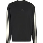 Adidas Men's Kit 3-Stripes Long Sleeve T-shirt Black fekete hosszú ujjú póló KF2427