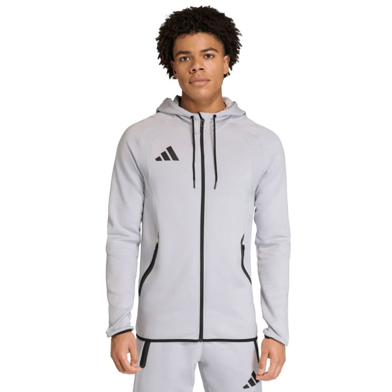 Men's adidas Tiro 26 Travel Sweat Hoodie gray KF6077 szürke kapucnis pulóver