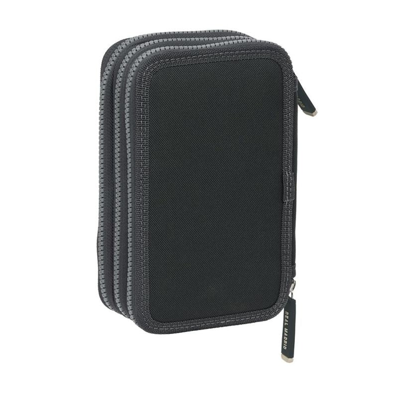 Real Madrid double filled pencil case with accessories 28 pcs wielokolorowy tolltartó