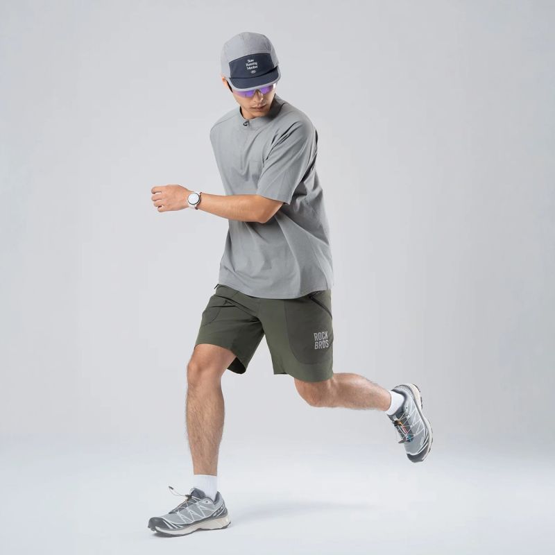 Rockbros with belt size L - green zielony \ l short