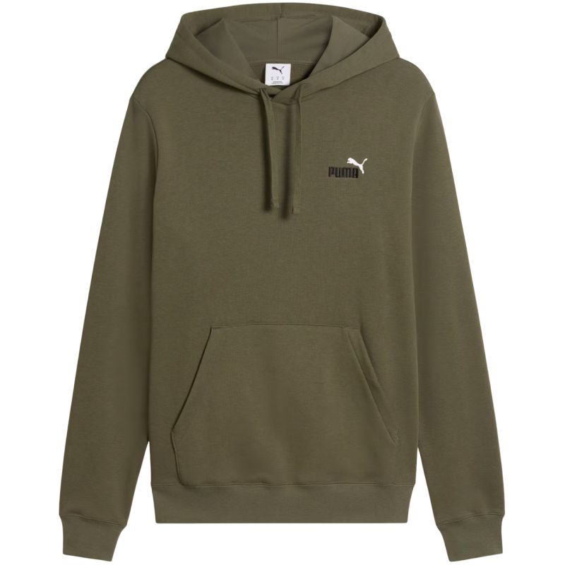 Men's Puma ESS 2 Color Small No. 1 Logo Hoodie 684719 oliva kapucnis pulóver