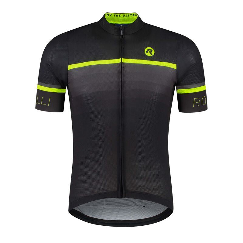 Rogelli HERO II T-shirt Black-Fluorescent 5XL fekete póló