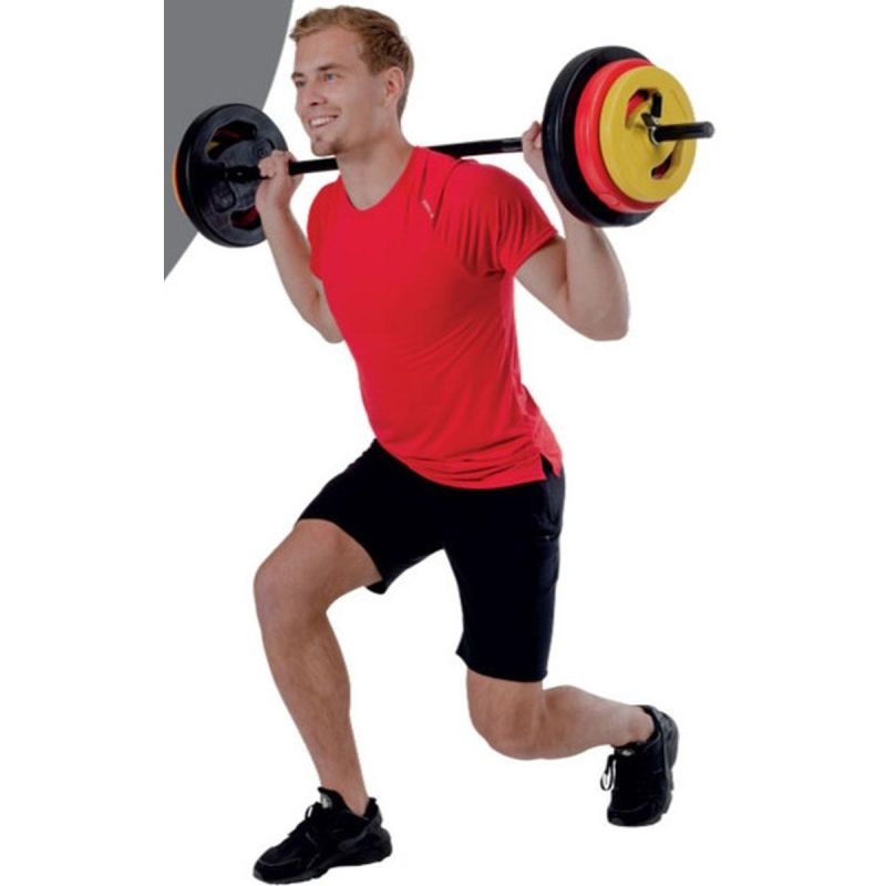 Pure 2 Improve Composite Folding Barbell 20kg 130cm fekete training equipment
