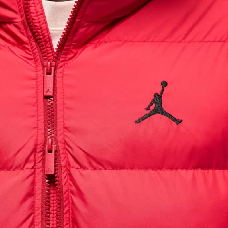 AIR Jordan Brooklyn Therma-FIT Puffer Gym Red Winter - piros dzseki