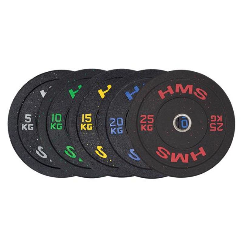 HMS RED BUMPER Olympic Plate 25 kg fekete póló 17-61-029