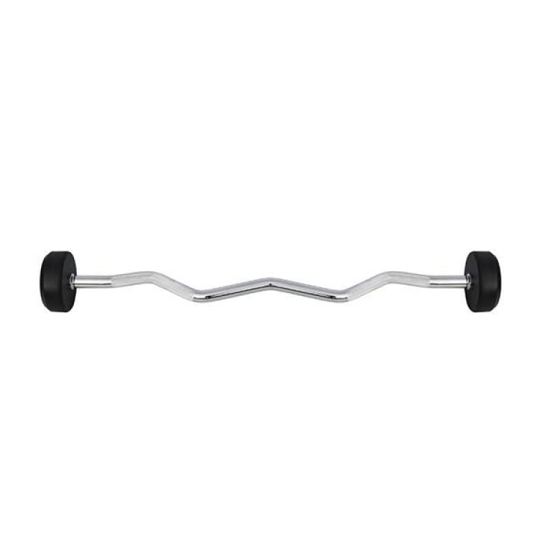 HMS Rubber-coated fixed barbell/bar GSL-10 10 kg póló 17-58-024