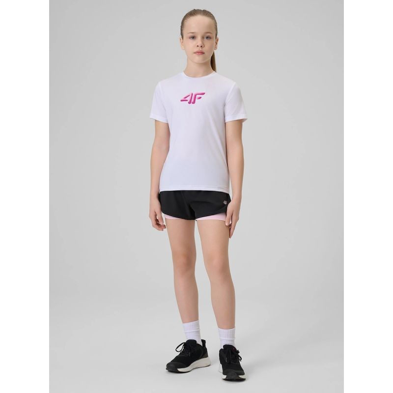 4F Girls' quick-drying sports T-shirt 158/164 póló