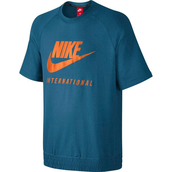 Nike M NK INTL CRW SS T-shirt M 834306-457-S Póló Ruházat Póló