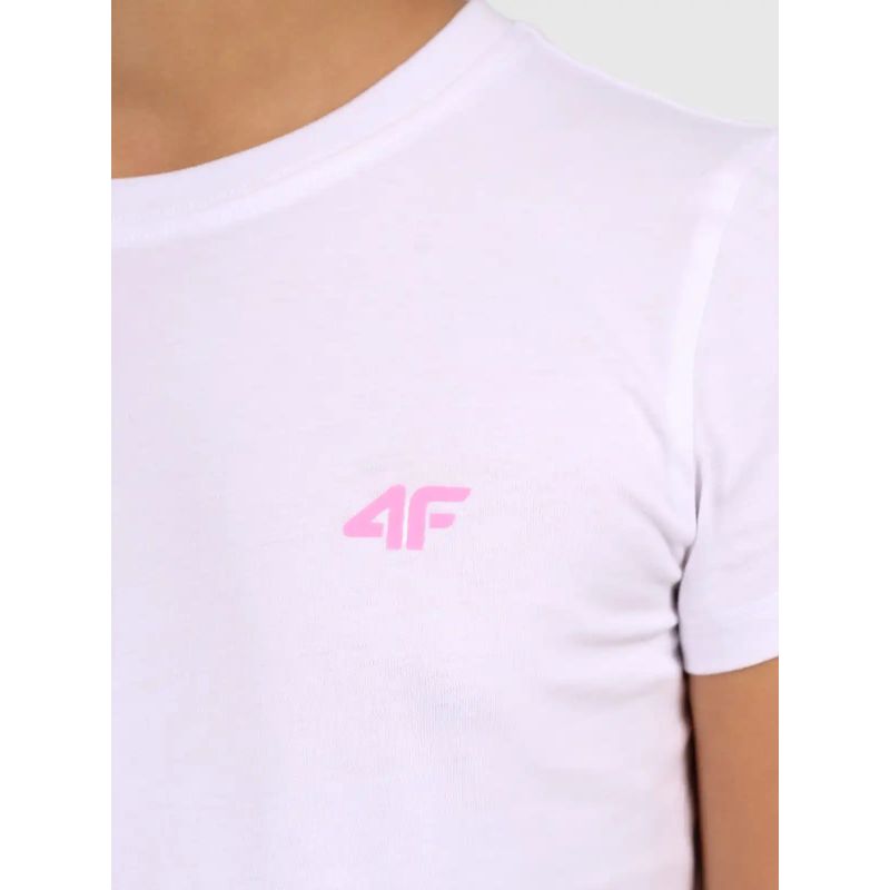 4F Girls' cotton T-shirt gyerek póló 4FJWMM00TTSHF3615-10S
