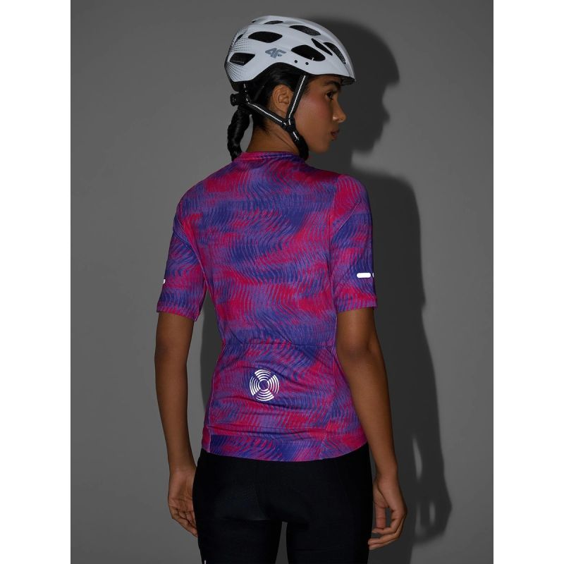Women's cycling jersey with UPF50+ filter 4F