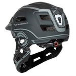Wozinsky Kids' Full Face Bike Helmet with USB Rear Light S - Gray szary védőfelszerelés HT-27N-199814