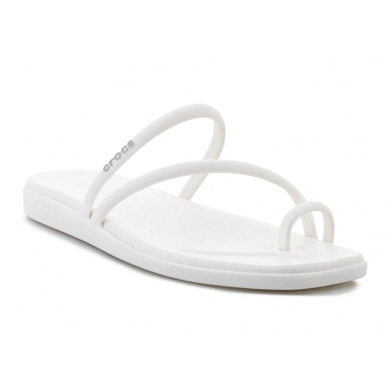 Crocs Miami Toe Loop Sandal In Chalk