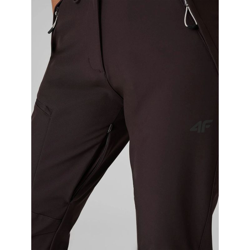 4F Women's trekking trousers softshell windproof membrane 10000 női nadrág 4FRAW26TFTRF1608-80S