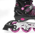 SMJ UT 103 Lea 2in1 roller skates fekete görkorcsolya