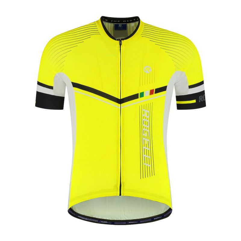 Rogelli Gara Mostro II Jersey, Yellow, 4XL sárga kerékpáros ruha SIRS1000000.500.4XL
