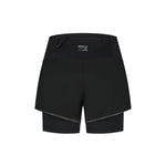 Rogelli women's 2-in-1 DISTANCE black fekete short