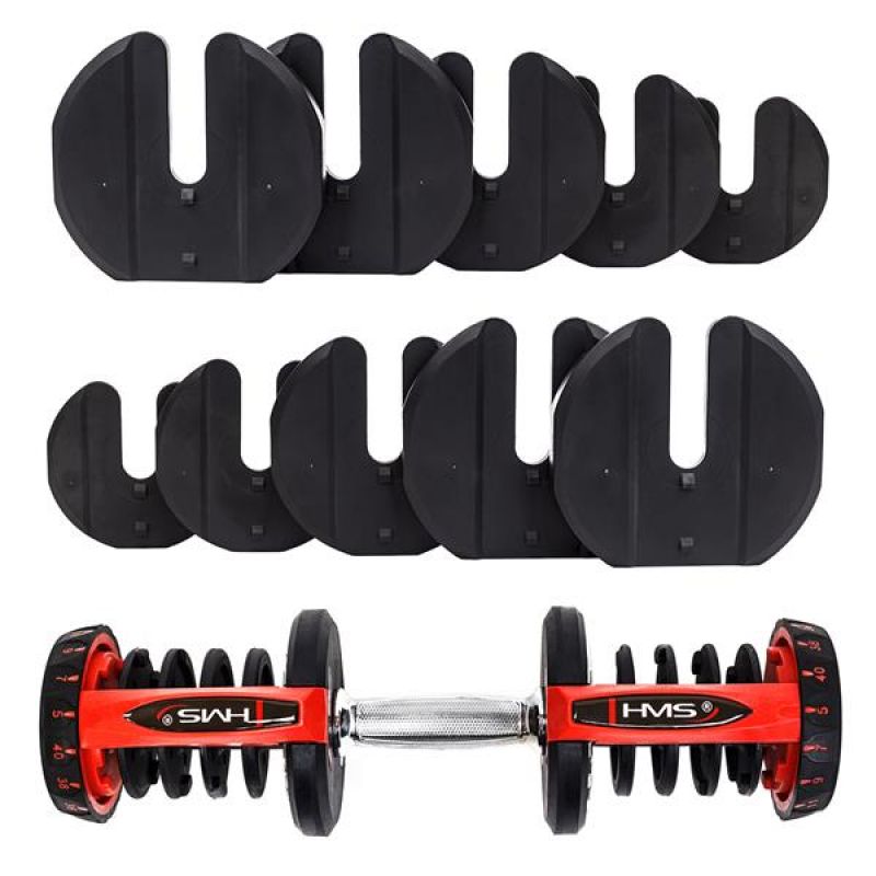 HMS SR80 Adjustable Barbell fekete póló 17-59-151