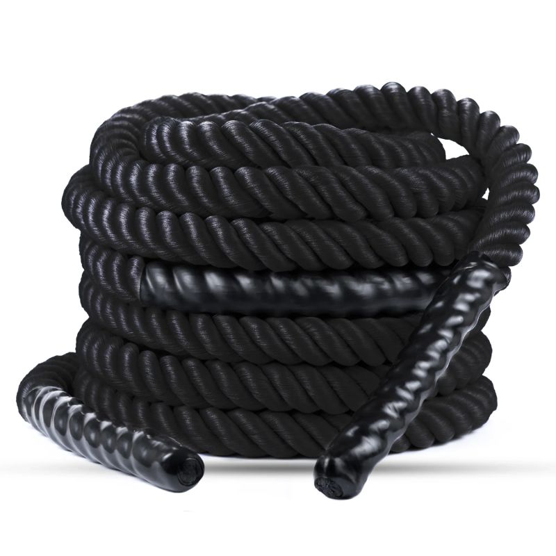 DBX Bushido Battle Rope for Cross Training 35mm 12M fekete ropes, training equipment