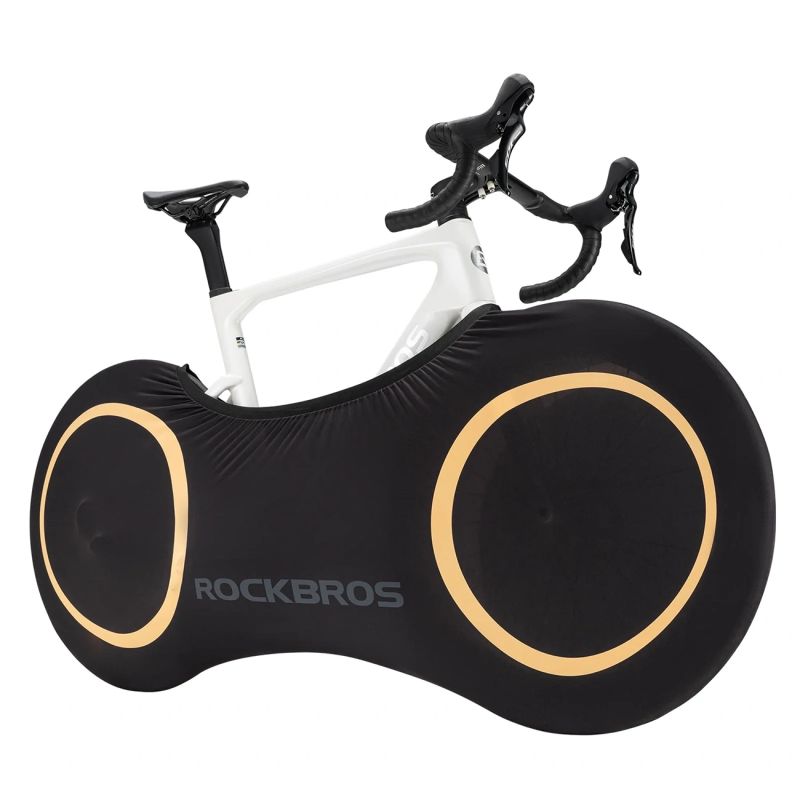 Rockbros D95 Elastic Cover Compatible with 26-29 Inch Gravel, Mountain, City, Road Bikes 700C (71×152 cm) - Black fekete covers