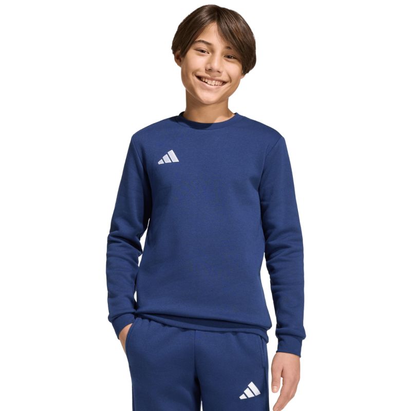 adidas Entrada 26 Sweat Top for kids, navy blue JZ6552 104cm pulóver