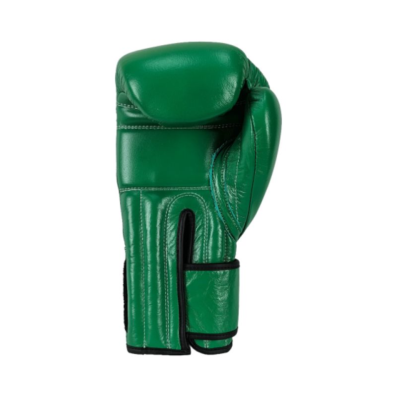 MASTERS FIGHT EQUIPMENT RBT-GREENSTRIKE Leather Boxing Gloves 12 oz Green zöld kesztyű 012310-12