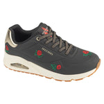 Skechers Uno – Champagne and Roses Black fekete utcai cipő 177862-BKRD
