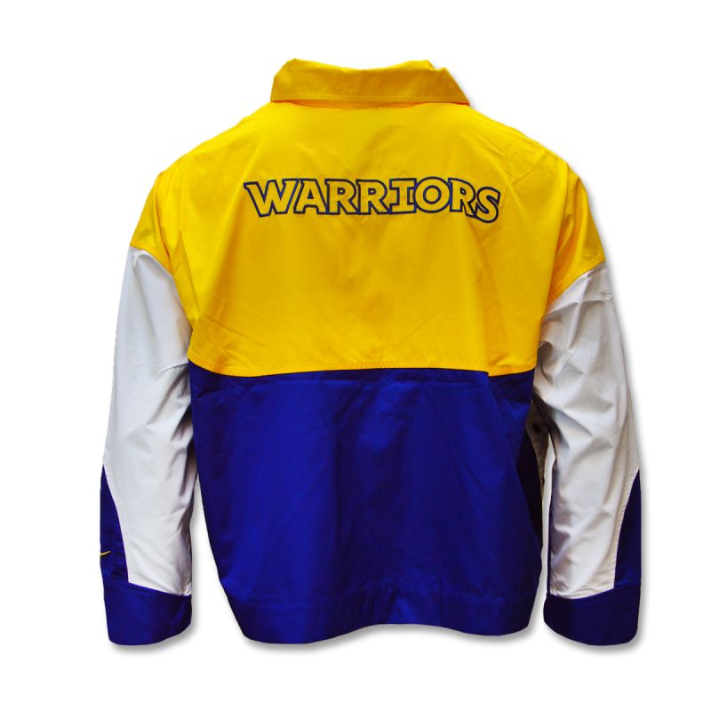 Women's Nike Performance NBA State Warriors Windbreaker - AV0641-728 arany kabát