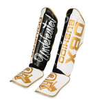 DBX Bushido Shin Guards - Undefeated fekete protectors and knee pads