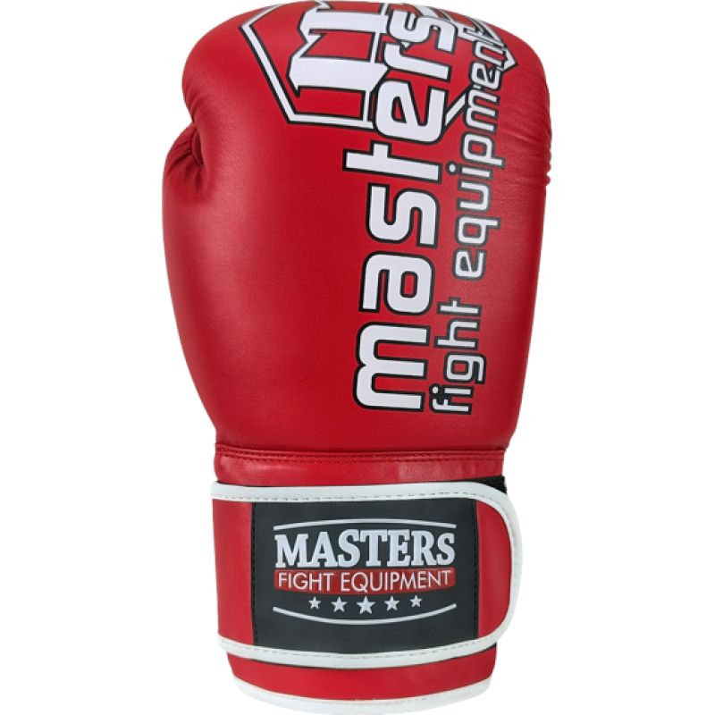 MASTERS FIGHT EQUIPMENT RPU-SMART red boxing gloves piros kesztyű 01302-10