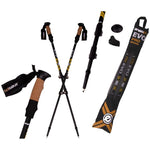 Enero Pro Evo Nordic Walking Poles And Case fekete covers