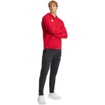Men's adidas Entrada 26 FZ Hoody red KF5944 piros kapucnis pulóver