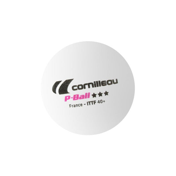 Inny Cornilleau P-BALL ITTF table tennis balls white 3 pcs. Labda