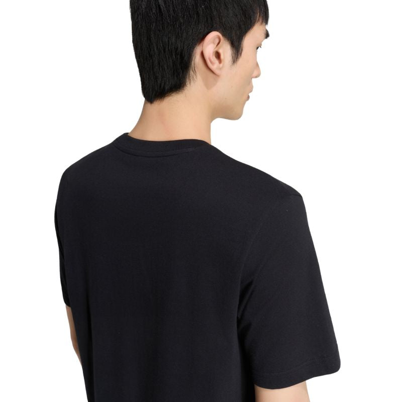 Adidas Men's Camo Three Bar Logo Graphic T-shirt black fekete póló KT1686