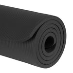 Rebel Active Gymnastic Mat For Yoga, Pilates, Fitness, Thickness 6mm, Tpe Material, fekete edzőfelszerelés RBA-3151-BK